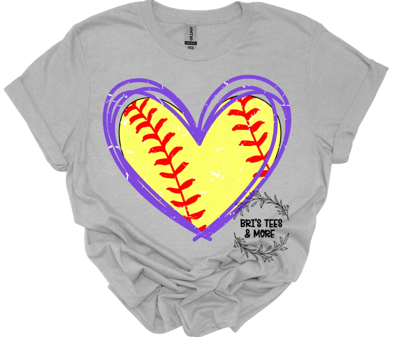 Softball Purple Heart