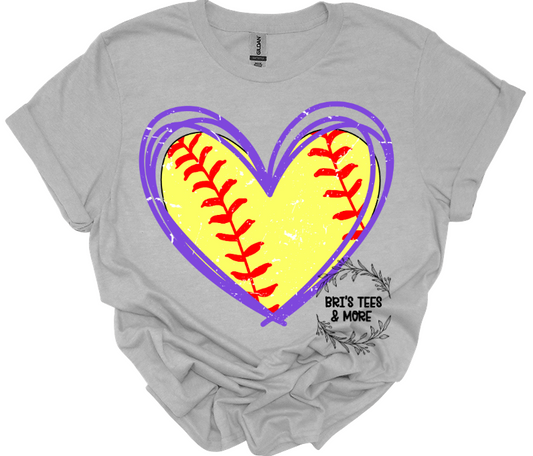 Softball Purple Heart