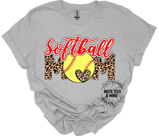 Softball Mom Leopard