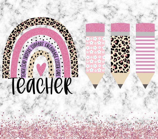 Teacher Pink Tumbler